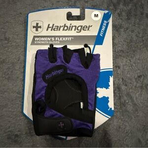 Harbinger Women's FlexFit Strength Gloves - Purple and Black